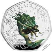 2024 Harry Potter Black Lake 50p Silver Proof Colour